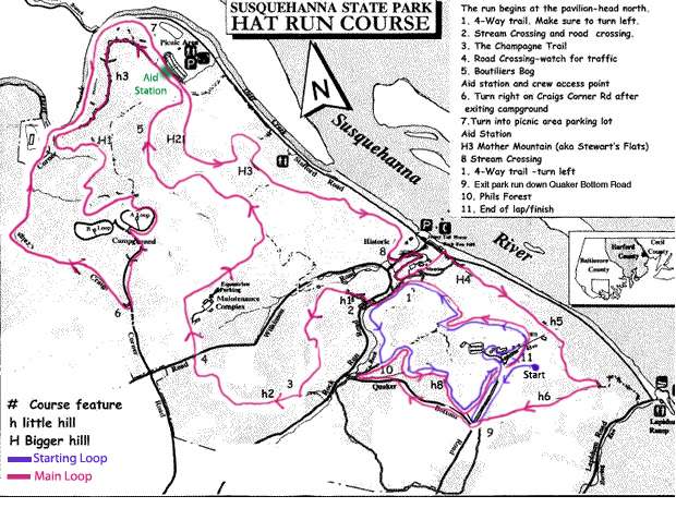 HAT Run 2008 Course Map courtesy http://hatrun.com/