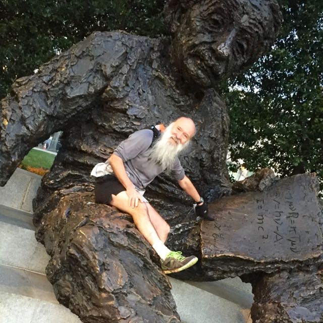 Einstein Memorial statue at the National Academy of Sciences, Washington DC